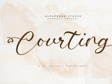 Courting - Script Font