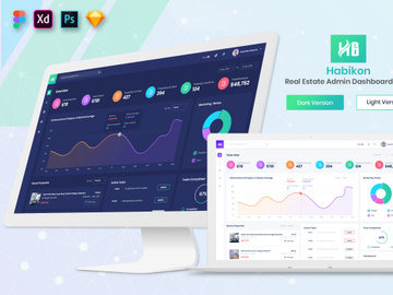 Habikon - Real Estate Admin Dashboard