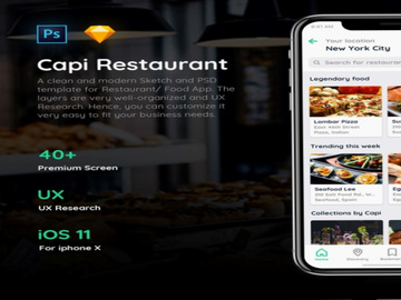 CAPI RESTAURANT IOS UI KIT