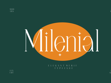 Milenial Serif Typeface