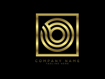 Luxury golden color line letter, Graphic Alphabet Symbol for Corporate Business Identity