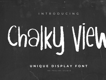 Chalky View - Display Font