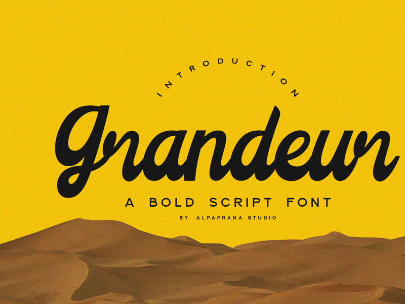 Grandeur - Bold Script by Alpaprana Studio ~ EpicPxls