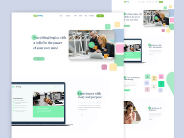 User Testing Home Page