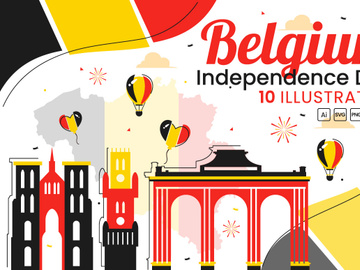 10 Belgium Independence Day Illustration