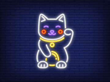 Doll Neon Effect light Logo