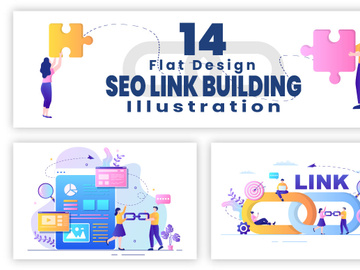 14 SEO Optimization Link Building Illustration