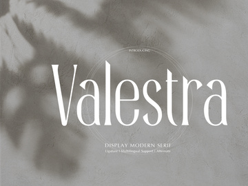 Valestra | Display Modern Serif