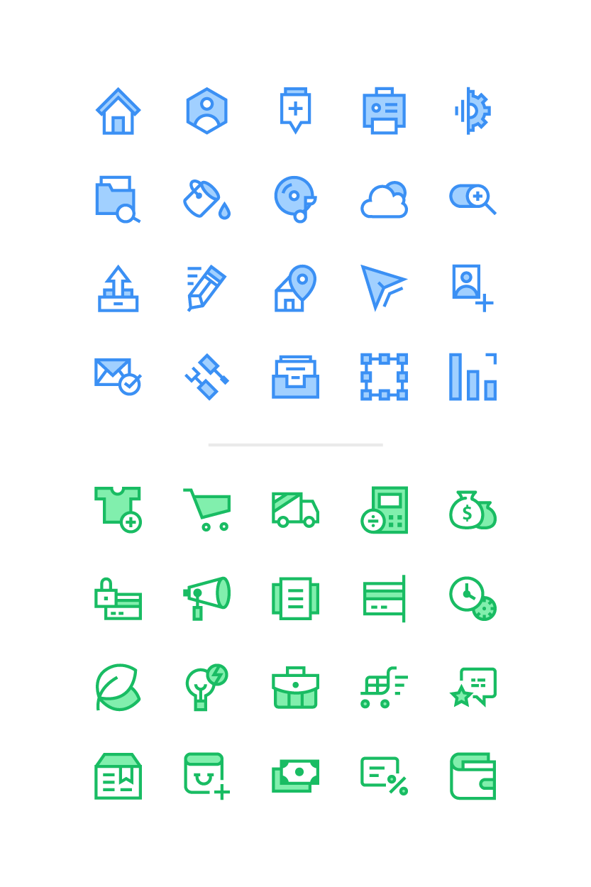 电子商务的图标(Icons for E-commerce)插图1