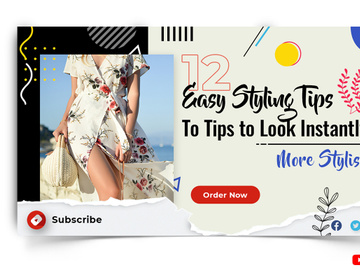 Fashion Youtube Thumbnails