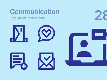 Communication icons