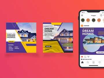 Real Estate Instagram Post Template