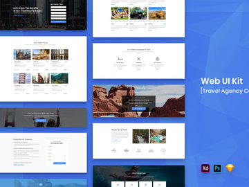 Travel Agency Web UI Kit