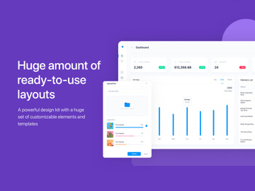 Delites - Grocery Dashboard UI Kit for Adobe XD