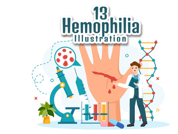 13 Hemophilia Disease Illustration