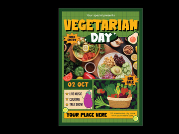 Vegetarian Day Flyer