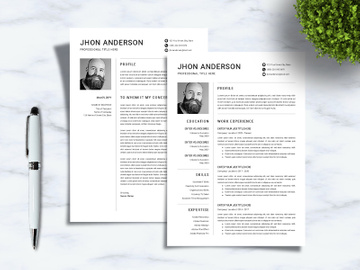 Creative CV Resume Sanstemp