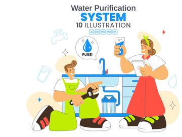 10 Water Purification System Illustration