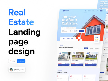 Real estate landing page