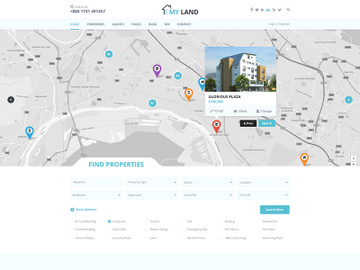 Real Estate PSD Template