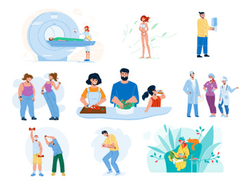 Health medical characters