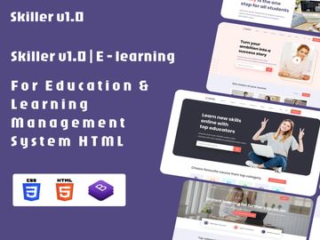 skiller v1.0 - For Education &amp; Learning Management System HTML