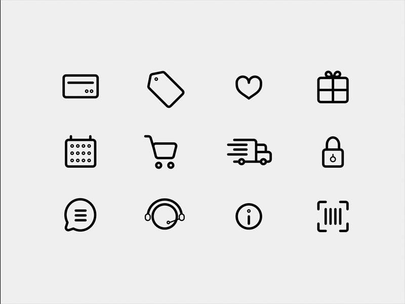 E commerce Icons