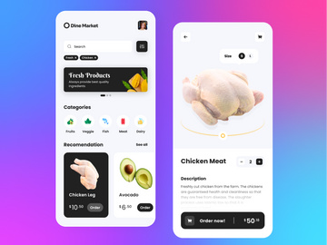 Marketplace App UI Design