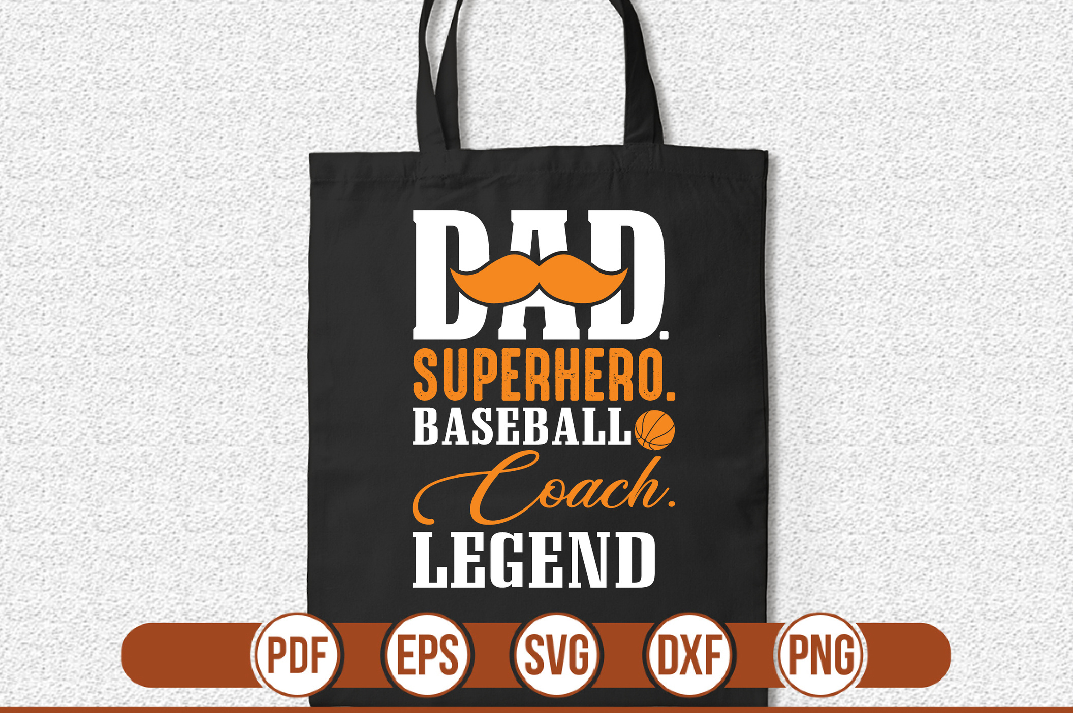 Desain T-Shirt dad. superhero. pelatih bisbol. legenda