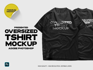 Oversized T-Shirt Mockup