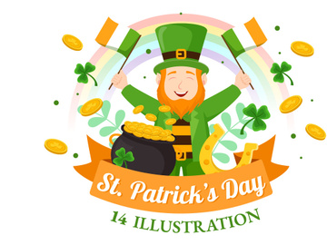 14 Happy St Patrick's Day Illustration
