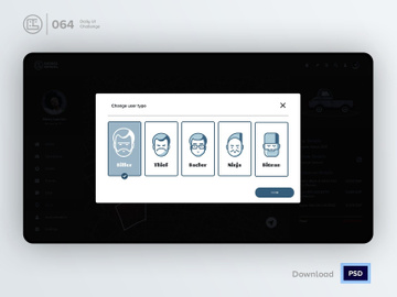 Select User Type | Daily UI challenge - 064/100
