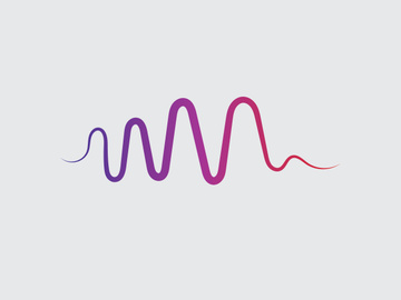 SOund wave line logo