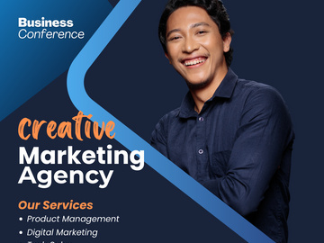 Business voucher template with editable PSD file