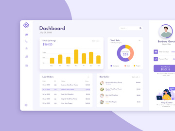 Shop Admin Dashboard UI Kit