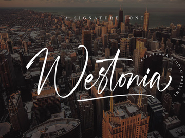 Westonia - Signature Font
