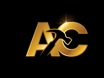 Initial Letter A C Logo Design Vector Template. Graphic Alphabet Symbol For Corporate Business Identity