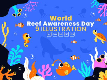 9 World Reef Awareness Day Illustration