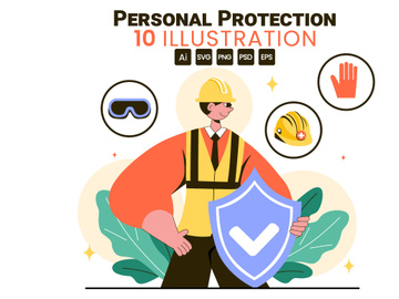 10 Personal Protection Illustration