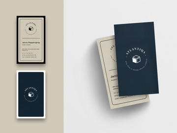 Designer Minimal Business Card-Vertical