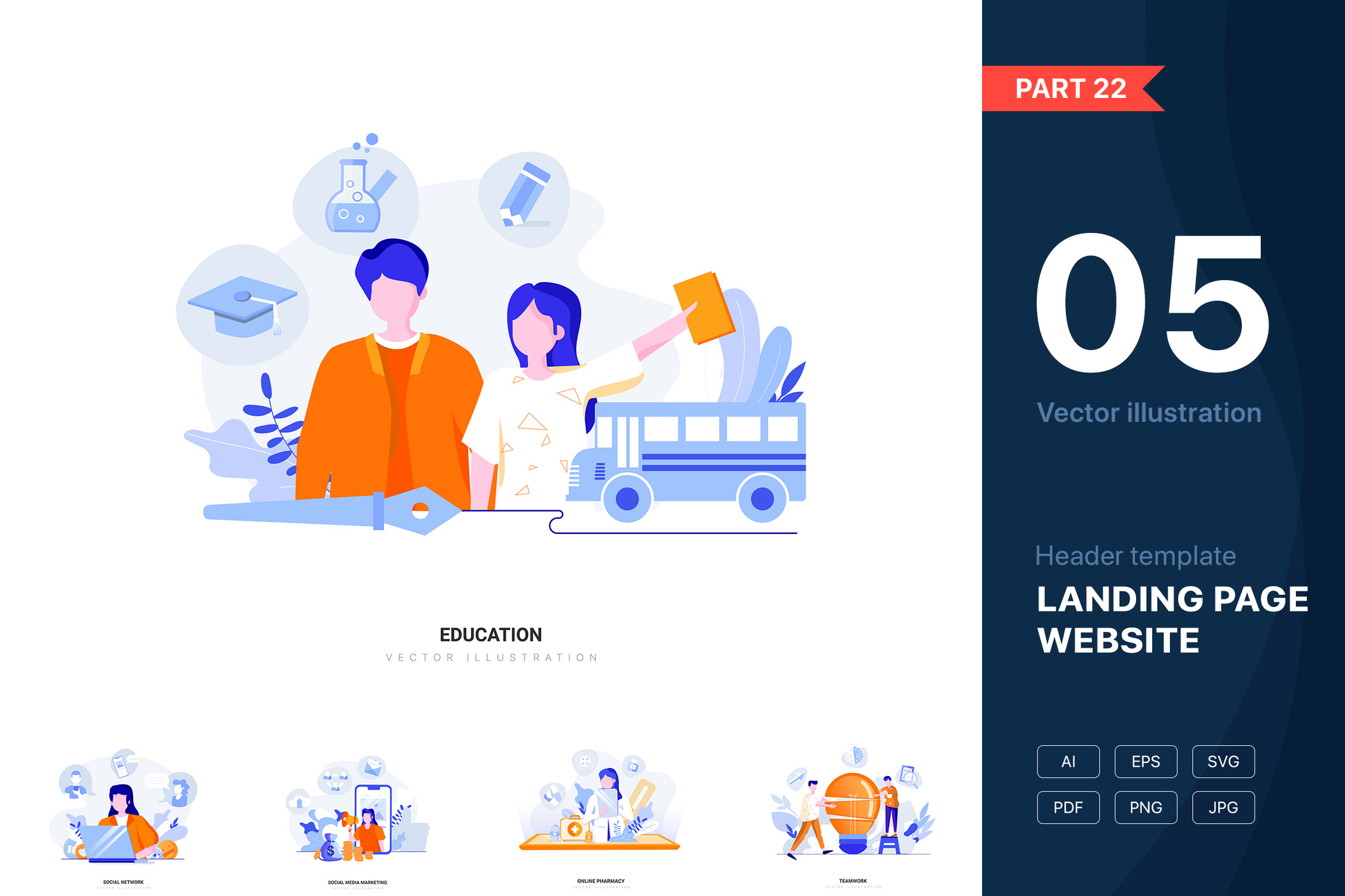 [Teil 22] Website-Illustrationen-Set