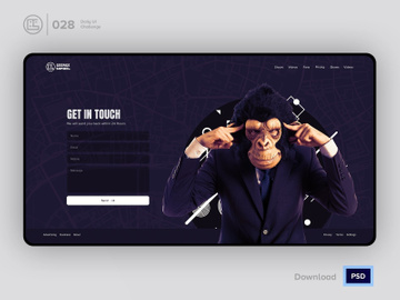 Get in touch  Daily UI challenge - Day 028/100