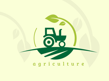 Tractor logo or farm logo, suitable for any business related to agriculture industries.