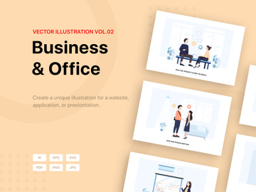 [Part 34] Business Vector Scenes