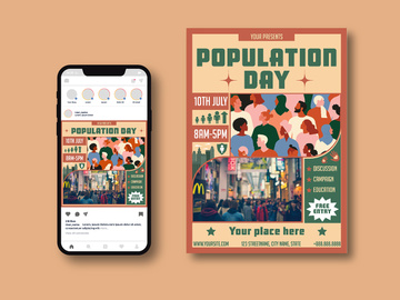 Population Day Flyer