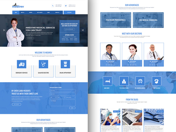 Medirev Medical bootstrap template free download