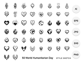 World Humanitarian Element Black