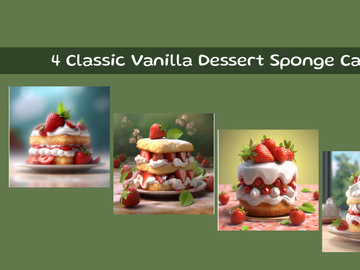 Classic Vanilla Dessert Sponge Cake