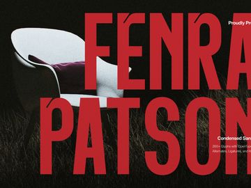 Fenra Patson | Condensed Sans Serif