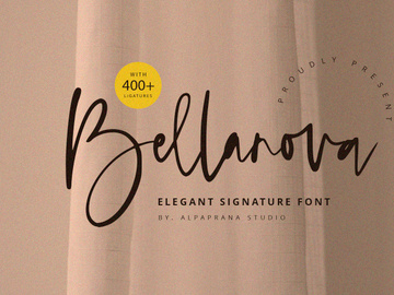 Bellanova - Signature Font